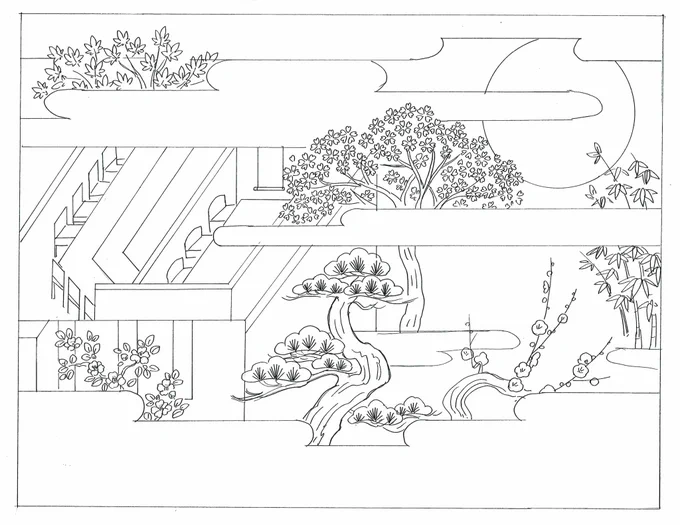 ご依頼主様より下図?✌️頂きました!

こちらは、桐箱に描かせて頂きます。

こりゃー楽しそう‼️O(≧∇≦)O 