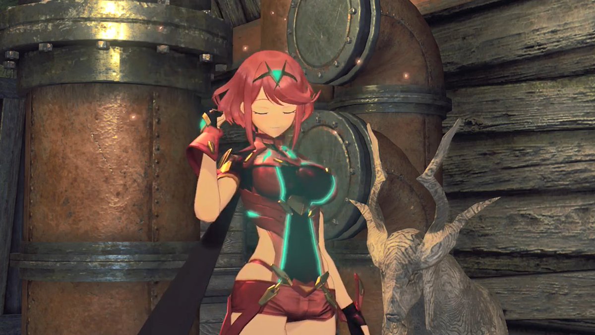 The quick flashes of Homura's smug side are a thing of beauty  #Xenoblade2