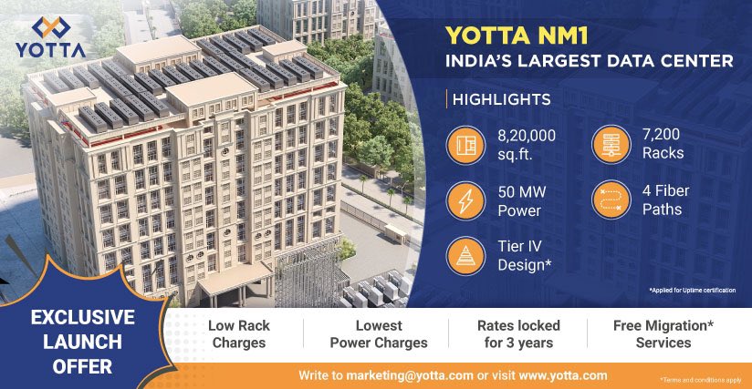 khatasaurus's tweet photo. At the Datacloud India edition. The #YottaNM1 from @YottaInfra looks promising https://t.co/hLFb7sx2J6