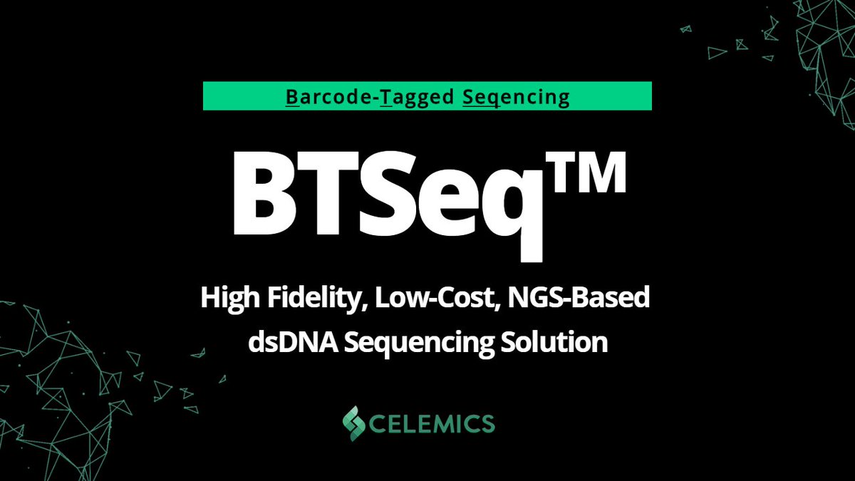 #BTSeq™(Barcode-Tagged Sequencing) is an #innovative break-through #sequencing tech with #Sanger's accuracy and #NGS's high-throughput capacity &amp; affordability. Upgrade your #research with the fast, high-throughput, cost-effective, and simplified solution. 📧btseq@celemics.com