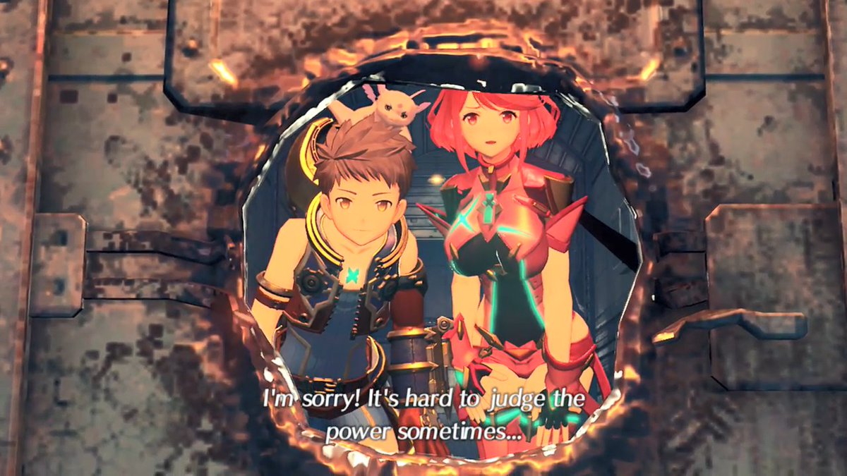 That time Homura almost murdered Byakko  #Xenoblade2