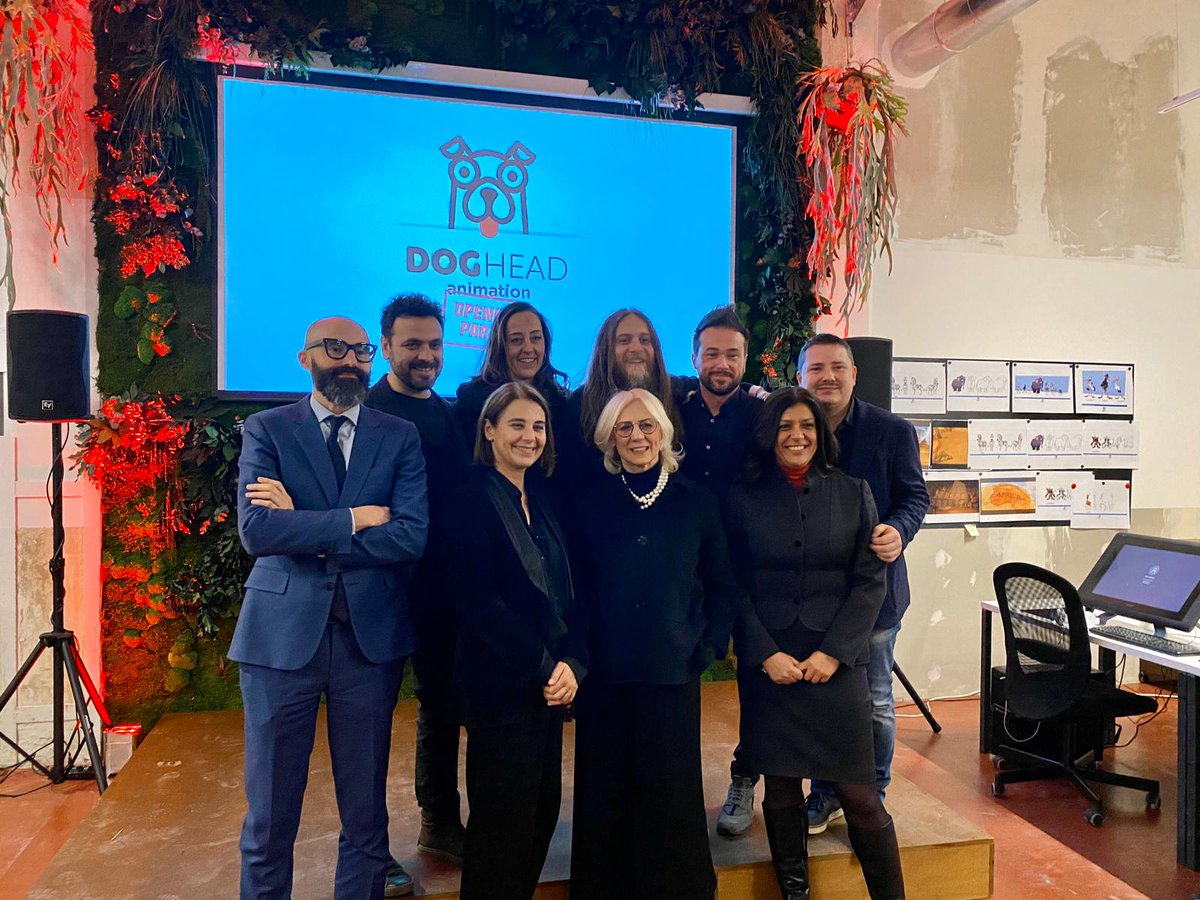 Amazing #opening for <a href="/DogheadA/">DogHead Animation</a> studios in Florence <a href="/MT_Firenze/">Manifattura Tabacchi</a> , with #ForFunMedia Group. Thanks to <a href="/MonicaBarni1/">Monica Barni</a>, <a href="/sarafunaro/">Sara Funaro</a>, #RaiRagazzi and Luca Milano, <a href="/FSToscana/">FST</a> for celebrating with us!