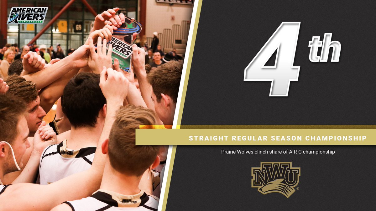 NWUSports's tweet photo. DOMINANCE! With the win tonight @NWU_Basketball clinches at least a share of the A-R-C regular season championship, their 4th straight title.  NWU has won 18 straight conference regular season games and 32 of their last 33 conference games! #d3hoops https://t.co/PiPi8qIL6S
