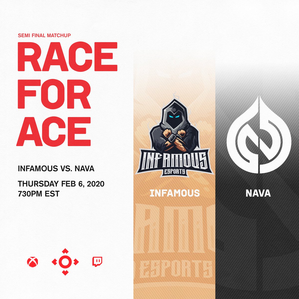 _weareanalog's tweet photo. Join us tomorrow night as @TeamDireGG takes on F6 (Nava) in a BO3 matchup where the loser will get eliminated! Available and live on our twitch tomorrow!
#AnalogArena #RaceForAce https://t.co/Symsez53LQ