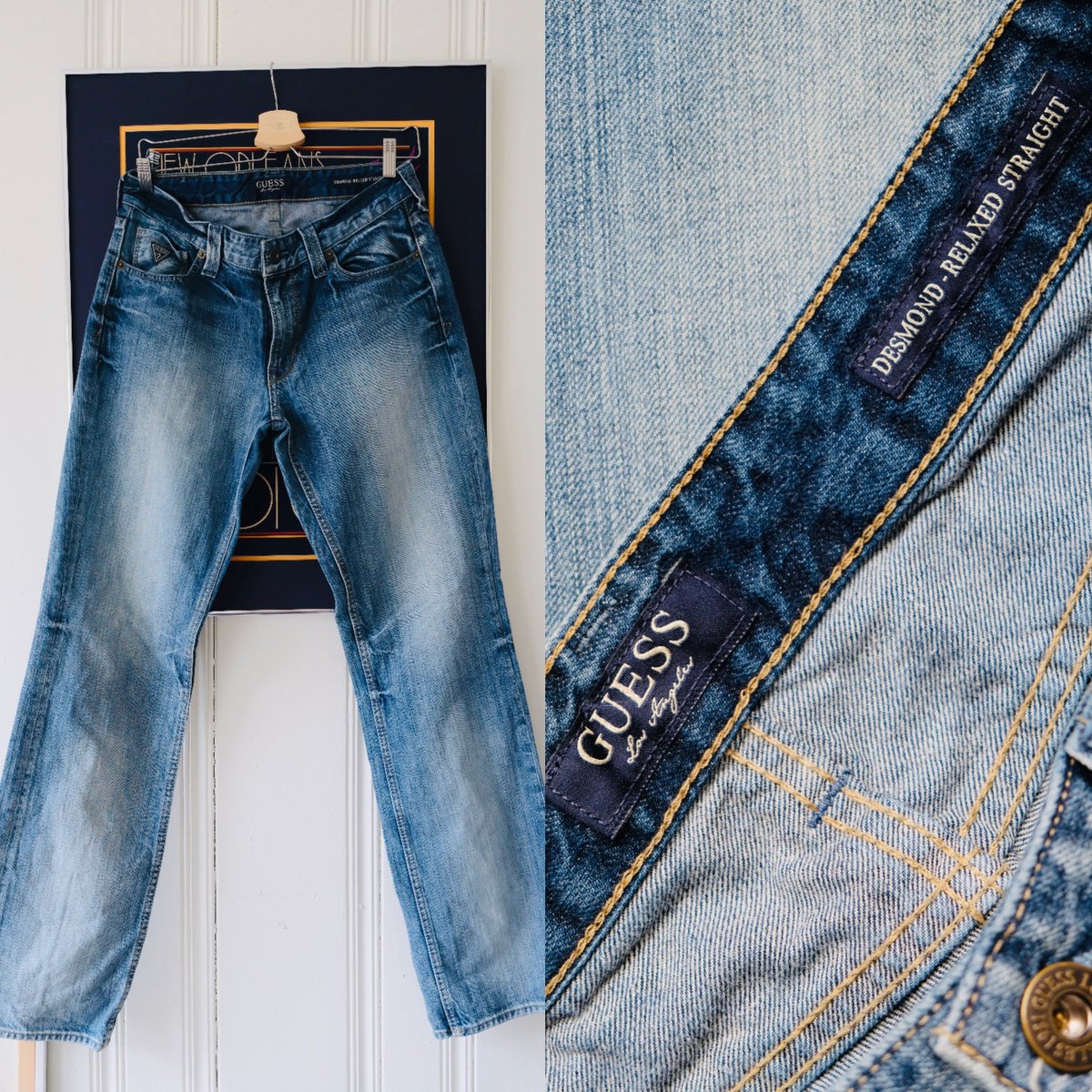 guess desmond relaxed straight jeans