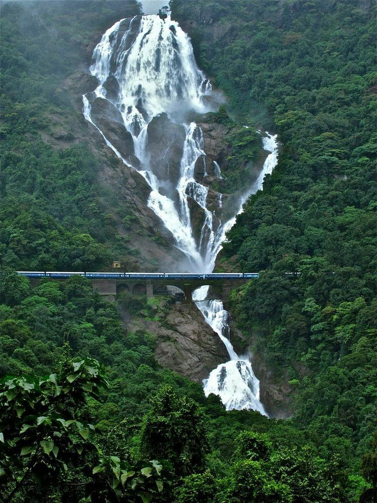 #RandomPicOfTheDay
#DudhsagarFalls
#IncredibleIndia #Travel #India #IndianTourism