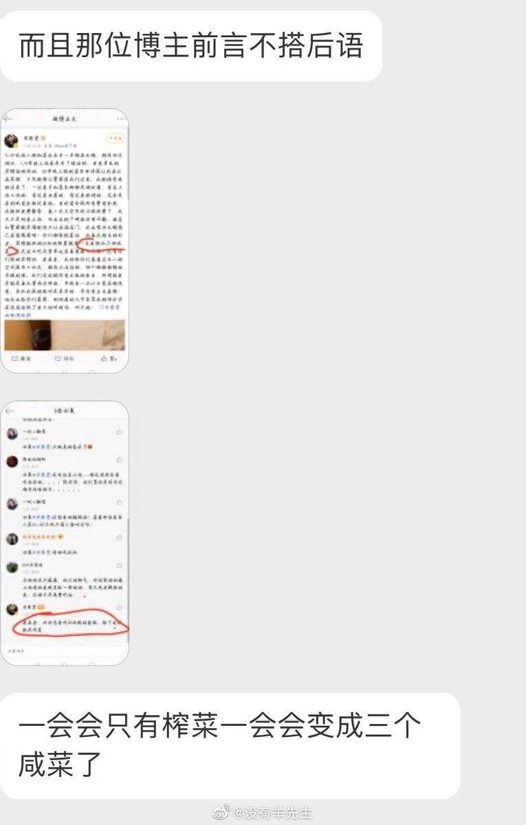 14. Trolls are self-proclaimed rumor detectives. a person attempts to “debunk” someone by pointing out her inconsistencies: she first used the word 榨菜 (pickled vegetable), but later she said she had 咸菜 (salted vegetable).