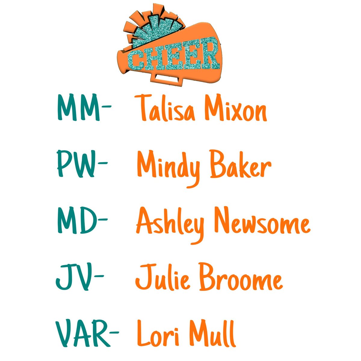 DolphinsPCD's tweet photo. Let's all welcome our 2020 PC 🐬 football &amp; cheer coaches!! https://t.co/SWRUBaJx2B