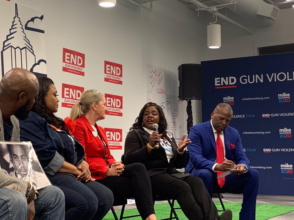 Day 3 <a href="/Mike2020/">Team Bloomberg</a> End Gun Violence Bus Tour - Three stops Savannah, Macon, and Atlanta. Great interaction with constituents. Over and over again, it is absolutely prevalent that voters consider #EndGunViolence as a top voting issue. Thanks <a href="/MomsDemand/">Moms Demand Action</a> volunteers for showing up!