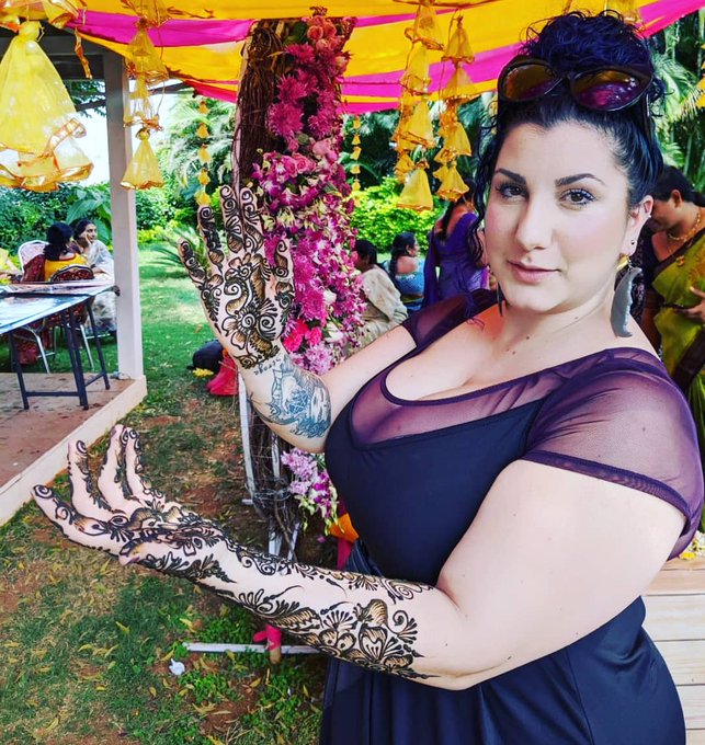 India has been lovely!  #plussizetravel #plussize #india #henna https://t.co/zcV14QFC7Y<a href="/tag/plussizetravel"class="tags">#plussizetravel</a><a href="/tag/plussize"class="tags">#plussize</a><a href="/tag/india"class="tags"><span>#india</span></a><a href="/tag/henna"class="tags"><span>#henna</span></a>