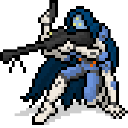 Owen?#3269 over at the lancer discord made a kickass Death's Head sprite that's very faithful to Tom's art, so I decided to make an alternate version for Lancer players who want their sniper mech to be a Hunter from Destiny.