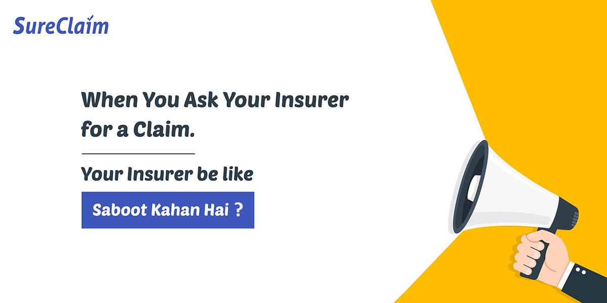 SureClaimTech's tweet image. Still, Struggling with the Claim Documents?
Get your claim documents verified by SureClaim.
#SureClaim #ClaimKarBefikar #HealthInsuranceClaim #InsuranceClaim #Claim #HeathClaim #MedicalClaim