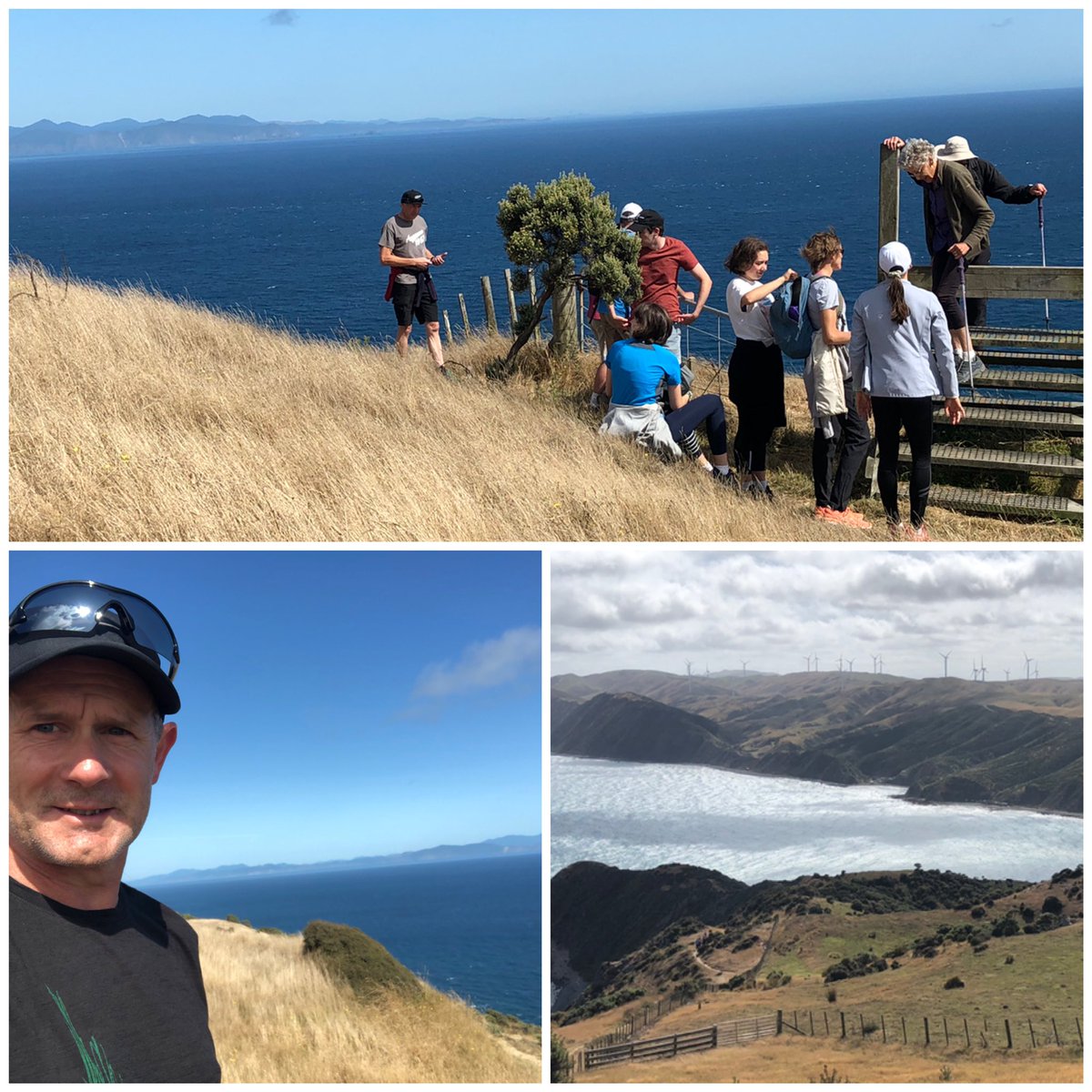 walkshorts's tweet image. Fantastic @Wellington_NZ weather for a Waitangi Day family walk on the Makara Track, with the South Island crystal clear in the background