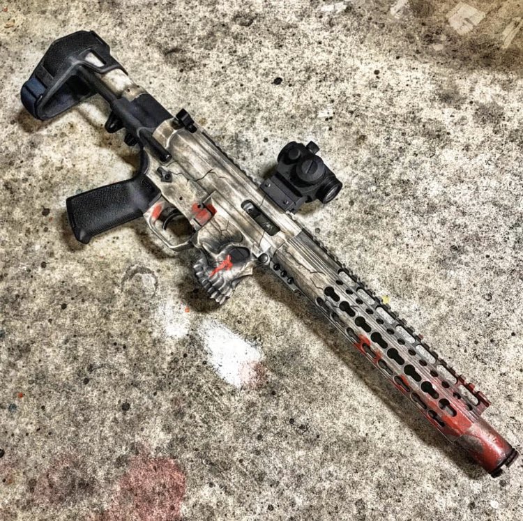customs_savage's tweet photo. Some call this a job, I call it a passion. #dowhatyoulove #nofilter #nofilterneeded #zombie #zombies #zombieapocalypse give me a call or shoot me a DM to get your quote now!!! @savage__customs__  #gun #guns #savagecustoms https://t.co/7P9d0Qu0km https://t.co/S0DbSQ6kt1