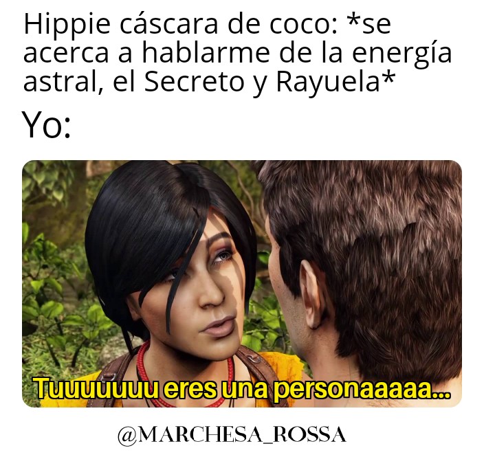 Marchesa_Rossa's tweet photo. Más profundo que la Fosa de las Marianas 🙄🙄🙄 #gamingmemes #unchartedmeme #Uncharted #sonyps4 #funny #cubanmeme #memeCuba https://t.co/OVNJd6yRNA