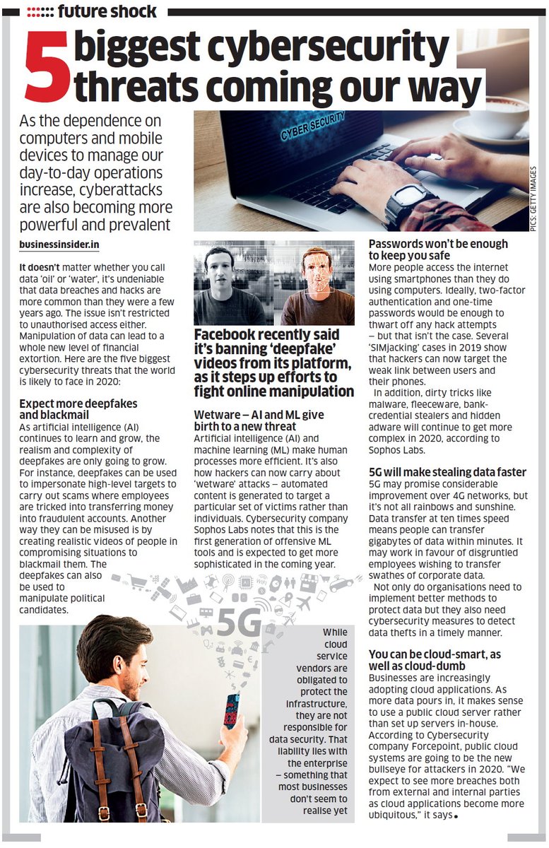 SophosMEA's tweet image. What will make 2020 such a banner year is that hackers will start turning technology against the companies that deploy it. Want to know how? Read on to know more about cybersecurity trends in 2020.
#CybersecurityEvolved #InformationSecurity