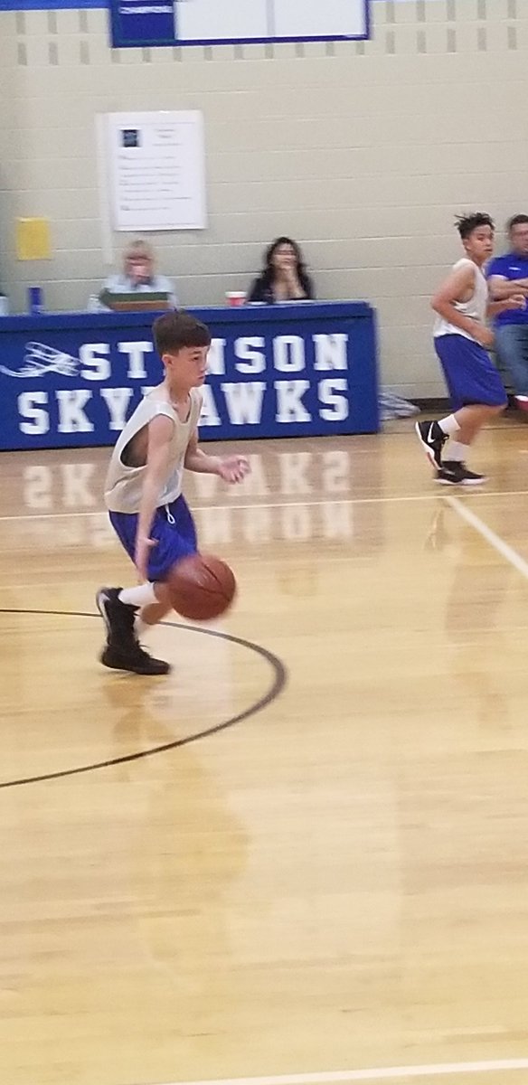 redgreen48's tweet photo. Way to go Nate!!! 7-2 not bad. You played your heart out and I loved watching you play. Loved seeing the moves you'd put on other kids🥶. You're a great little brother. Looking forward to seeing you run track.💙💚🏀#14out #skyhawkbball #lilgreen #Baller https://t.co/gCkxXhN3h3