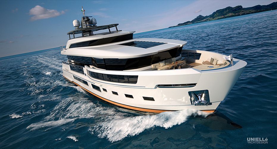 Heysea_Yachts's tweet photo. The integrity, when details are hidden... Atlantic 115 (35m) features an aft-facing seating area on the bow. The Bow area is completely purified from bollards, capstans and anchor and forms true integrity and harmony for guests on the bow.
.
#heysea #heyseayachts #atlantic115 https://t.co/5HxSEUZ56B