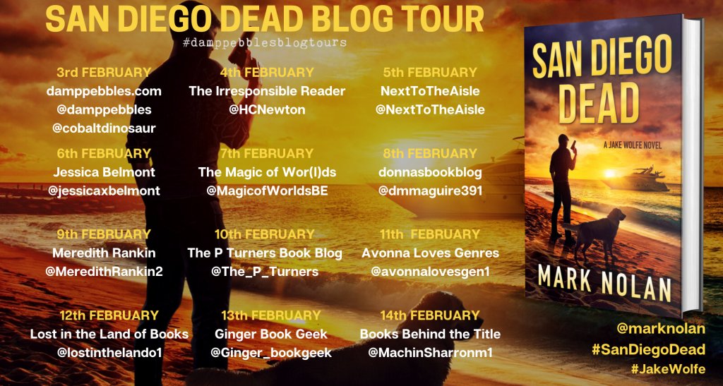 jessicaxbelmont's tweet photo. #BLOGTOUR | San Diego Dead (Jake Wolfe #4) by Mark Nolan @marknolan @damppebbles @DamppebblesBTs @DamppebblesBTs #SanDiegoDead #JakeWolfe #damppebblesblogtours #amreading #bookreview #bookblogger https://t.co/JeIUkRG9k5 https://t.co/7LCLashnvB