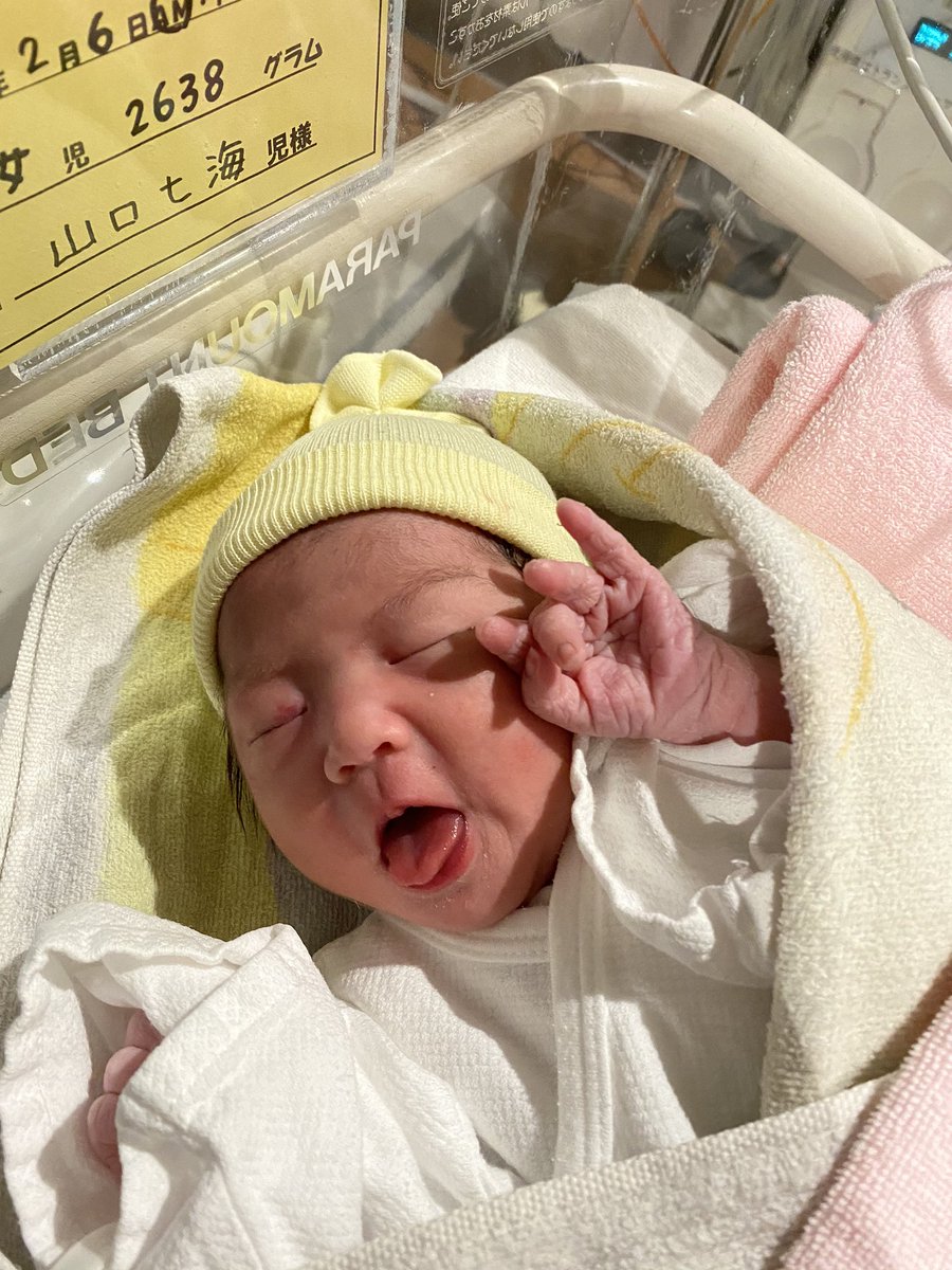 RyoYmaguchi's tweet photo. 本日朝方2:30第1子
元気な女の子が誕生しました！

母子共に健康です。
俺に似てホントに可愛い👶💕

これから親父頑張ります！ https://t.co/xAtlgxbOIo