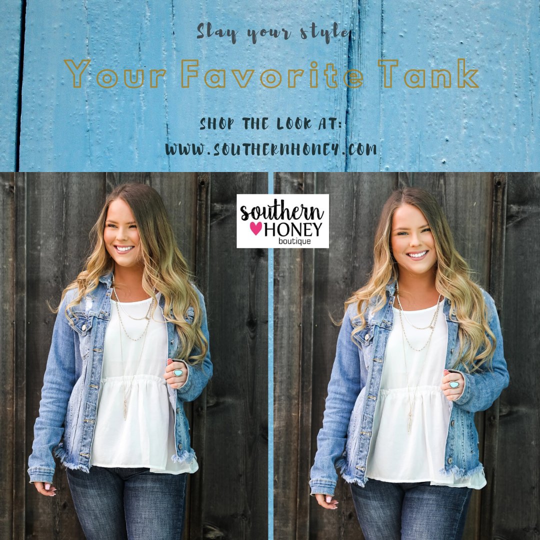 StyleOnist's tweet photo. Get your unique style with Your Favorite Tank!
https://t.co/4yAI7H7XlS via @southernhoneytx  #Tank #tanktop #boutique #trend https://t.co/XxDy2L4gi1