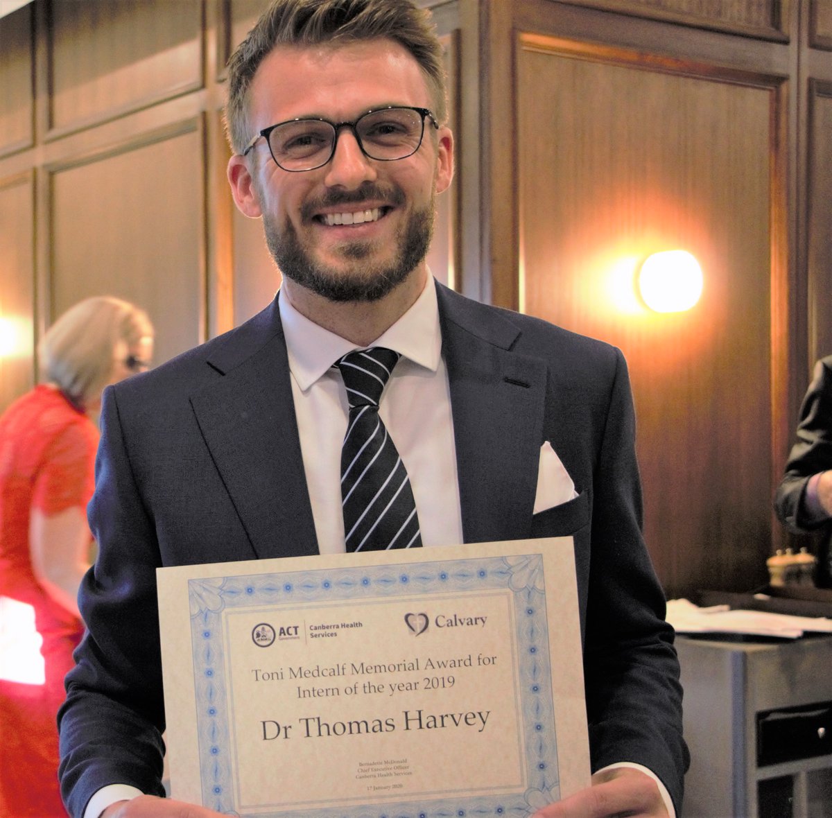 Congratulaitons to our 2019 ACT Intern of the Year, Dr Thomas Harvey, who has built a reputation amongst doctors, nurses and allied health staff as being selfless, reliable and always committed to his patients and the wider hospital community. #canberrahealthservices #healthcare