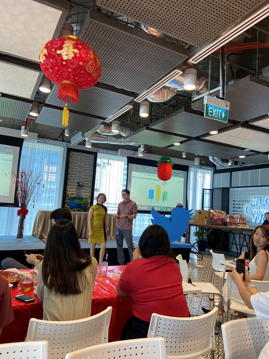 Our #FattChoyLunch blessing us with great food, health, wealth &amp; happiness! Feat. <a href="/dmousefly/">Dorene</a> as best dressed in our #LunarNewYear party 🥳