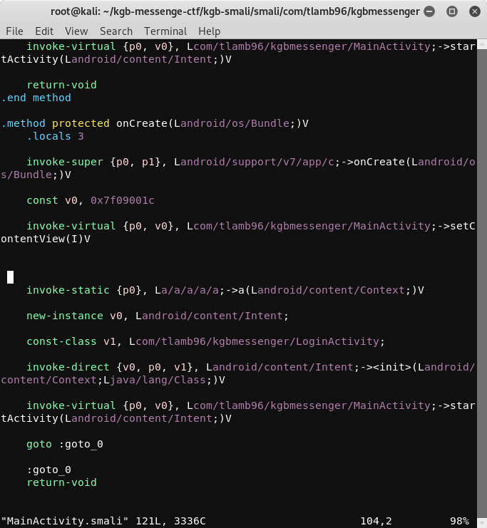 ptracesecurity's tweet image. Android CTF — KGB Messenger medium.com/bugbountywrite… #MobileSecurity #AndoridSecurity #Pentesting #Infosec