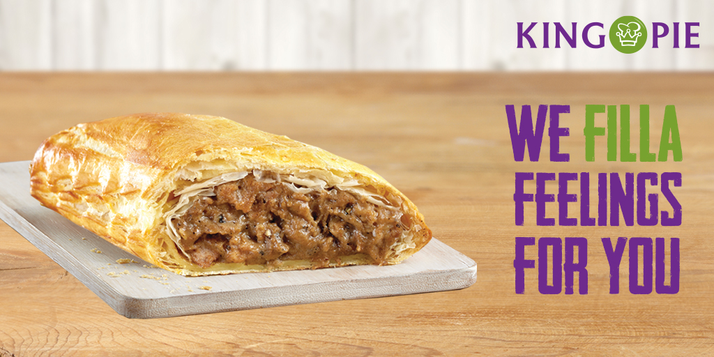 We have those filla feels this month. When was the last time you enjoyed a King Pie Double Filla? #ThePieIsKing