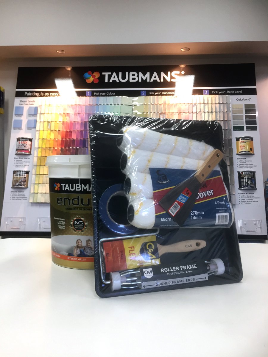 Get a FREE Network Painters Kit on your first Taubman's order (until stocks last)!