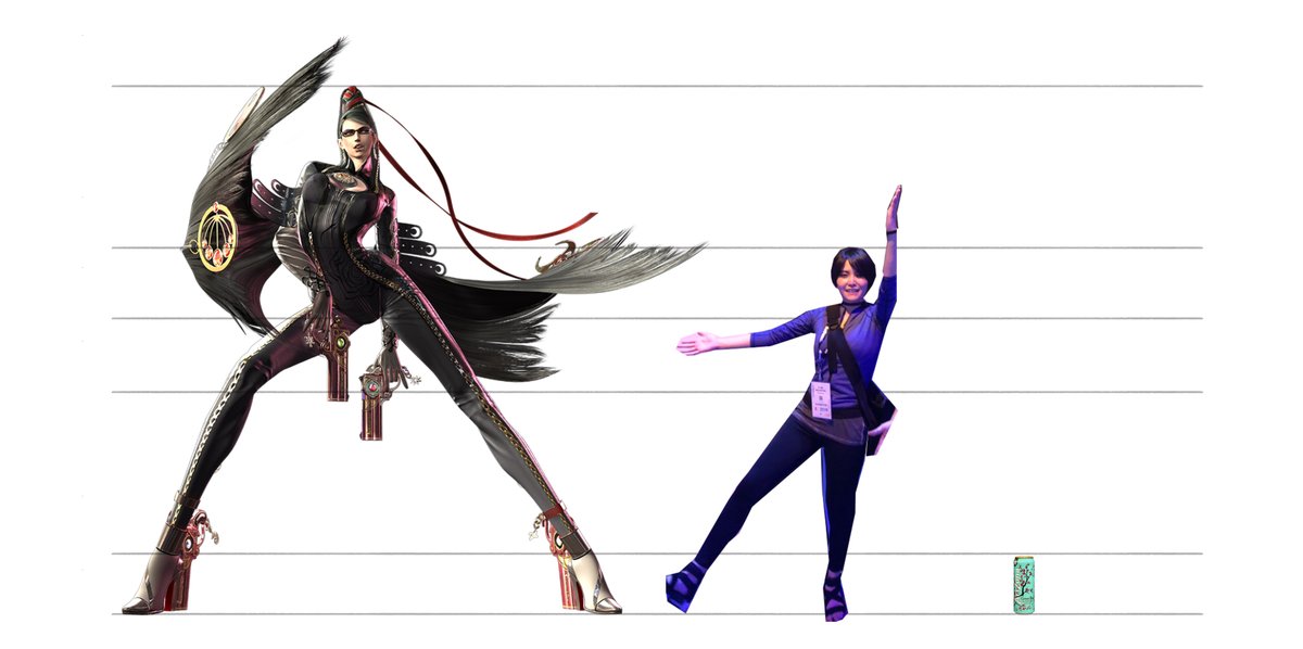 I sometimes see tweets about me and Bayonetta.
Look at this figure sheet. Unfortunately, She and I have little in common. I also use torture attacks, but torture attacks consume physical strength and are rare to use. I was an environment concept art designer in the game.