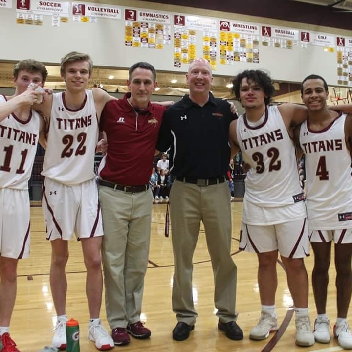 UHS_Titans_MBB's tweet photo. In front of an amazing crowd, the Titans take down the states 5th ranked team, and their rivals on Senior night. Final score 74-64. #titanbasketball #titanstrong https://t.co/5jVO6QSrft