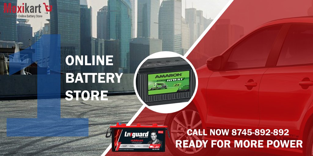 KartMoxi's tweet image. No. 1 Online Battery Store
Buy_Online_Battery_Home_Delivery_Available_Car_Battery, Inverter_Battery, Quick_Home_Delivery, Call for Booking @ 8745-892-892 or Visit: moxikart.com

#moxikart #carbattery #power #energy #batterydelivery #deliveryDelhiNCR #Homedelivery