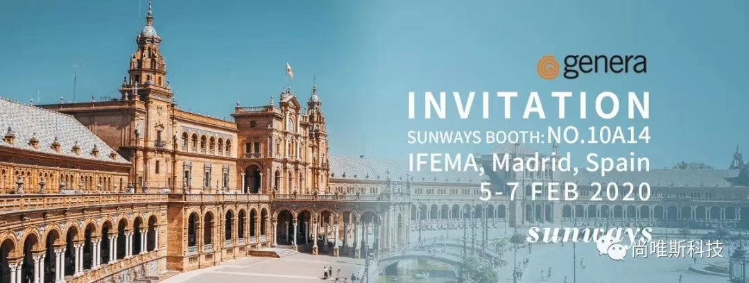 chenning42's tweet image. Genera2020@IFEMA Madrid 
Please come to visit our booth if you are in Madrid.