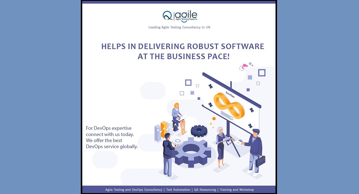 qagile's tweet image. Helps in delivering robust software at the business pace!

We offer the best DevOps service globally.  
For DevOps expertise connect with us today. 

Call +44-7799663003
or visit bit.ly/2Ng9LIF

#agiletesting #devops #testautomation #chelmsford #essex #unitedkingdom