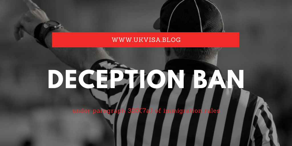 BlogUKVisa's tweet image. buff.ly/2GkMYbX
This relates to 10-year deception in UK visa application under the Immigration Rules. #falsedocuments #10yearban #deceptionban #visadenied #visarefused #visarejected #visarefusal #visarejection #320ban