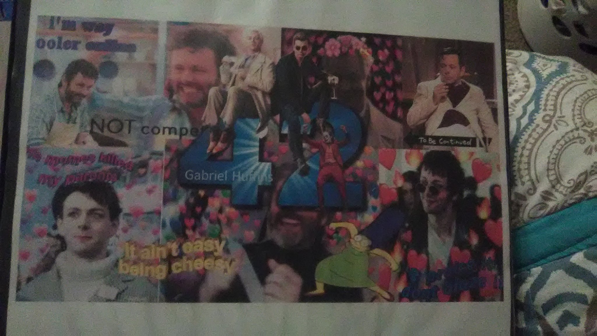 Happy Birthday Michael Sheen! Here\s a present I made for a school project ^^ 