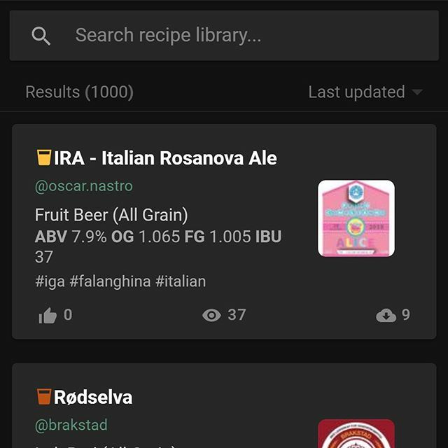 1000 quality recipes shared by the amazing Brewfather community is available in the Library page in the app thank you for sharing, enjoy! 🍻 ift.tt/399zZX5