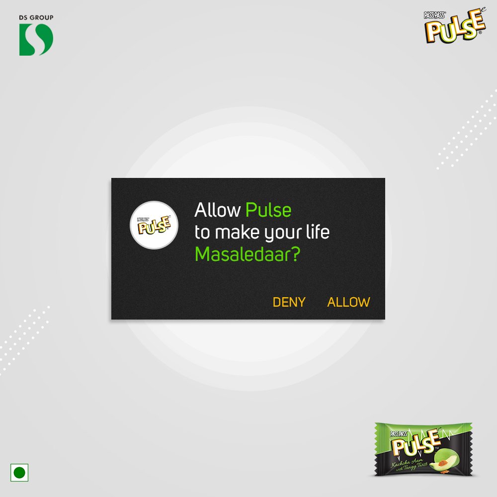 PassPass_Pulse's tweet photo. Iss candy ko paane ke liye nahi chahiye koi #RealPermission! #PranJaayeParPulseNaJaaye https://t.co/VHYSnuyTE3