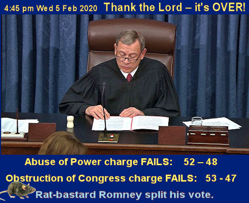 TheIrishDame's tweet photo. Every Senator, Republican &amp; Democrat Knew This Poorly Produced Impeachment Melodrama Was BS!
All Who Voted To Impeach, Honestly Thinks The Vast Majority Of Americans Are Dumber Than Their Constituents!
IT'S GOING TO BE A GREAT NOVEMBER!😎 
#RomneyTraitor #Trump2020NowMoreThanEver https://t.co/u2DBiIK9MY
