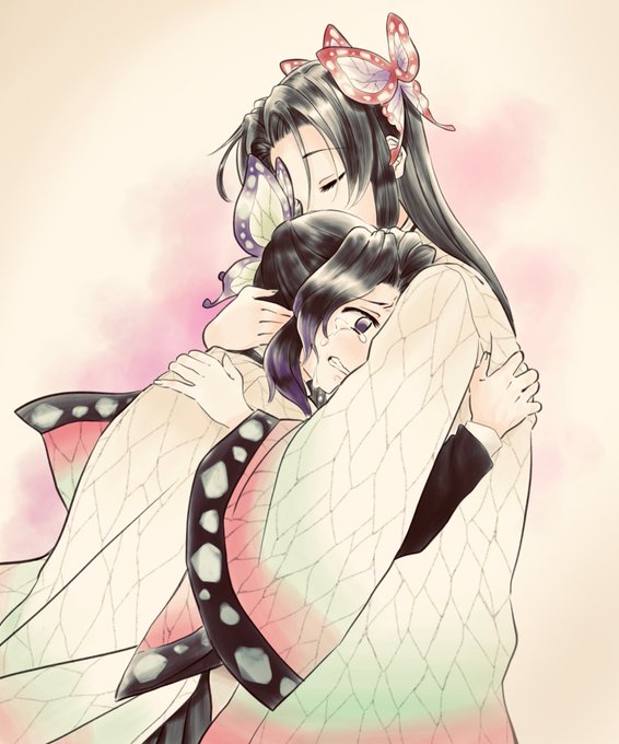 藤花さんがTwitterに投稿した胡蝶しのぶ(鬼滅の刃)のイラスト。