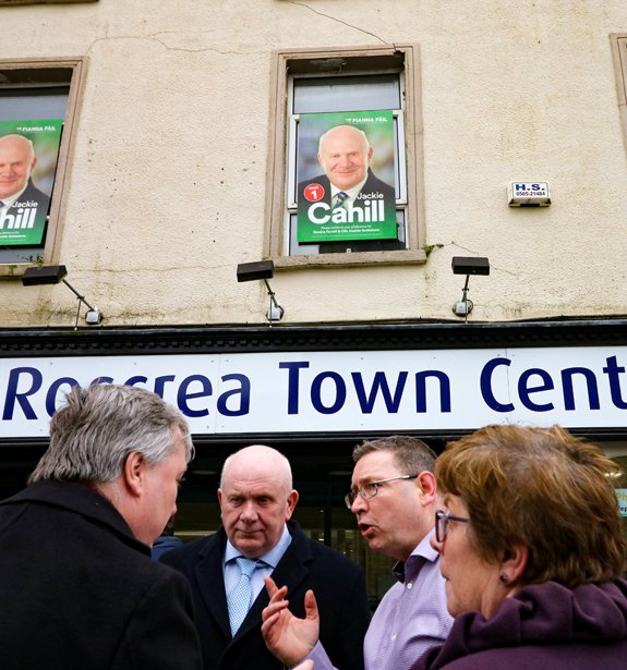 jackiecahillff's tweet photo. Roscrea canvass team out in force! Thank you to the people of #Roscrea for the warm welcome. It’s clear people want a change of government with proper policy delivery on health housing childcare
Vote Jackie Cahill #1 on Sat 8 Feb
#votebackjack #Tipperary #Irelandforall #GE2020 https://t.co/dnp2HeM1qm