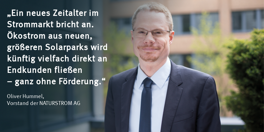 naturstrom_AG's tweet photo. #Erneuerbare werden immer günstiger – das zeigt sich nun auch im #NATURSTROM-Strommix. Wir liefern unseren Kund*innen künftig #Ökostrom direkt aus zwei eigenen neuen #Solar​parks und über einen #PPA mit @StatkraftDE. Here comes the sun! https://t.co/Qb819jbhDm