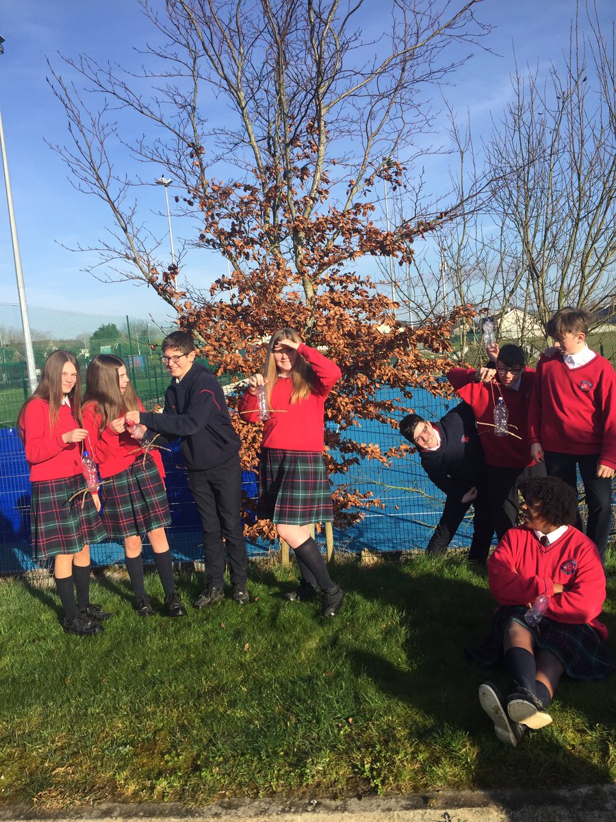 ratoathcollege's tweet photo. 2nd Year Science students helping to increase Biodiversity around the school with bird feeders made from recycled plastic #RCScience #GreenSchool https://t.co/JBGtwYujHx