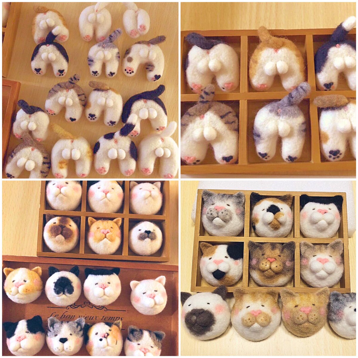 オリーブ 便乗 Rtで私を有名にしてください 羊毛フェルトでちくちく動物作ってます 最近は主に猫の肉球とふぐり生産に勤しんでおりますよ 羊毛フェルト 猫部 猫好きさんと繋がりたい