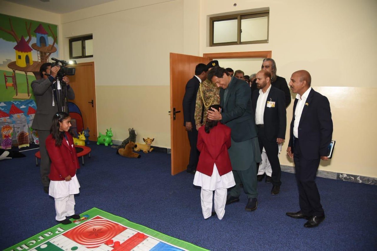 Prime Minister Imran Khan visits KORT (Kashmir Orphan Relief Trust). for its inauguration.

The Prime Minister visited Class Rooms, Hostel and interacted with the children in Azad Jammu & Kashmir following the #KashmirSolidarityJalsa!