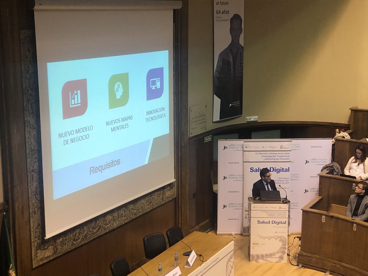 “El nuevo paradigma es la sanidad 5P: Preventiva, Predictiva, Participativa, Personalizada y Poblacional. Esto implica 3 requisitos: un nuevo modelo de negocio, nuevos mapas mentales e innovación tecnológica. “ <a href="/juliomayol/">Julio Mayol</a>