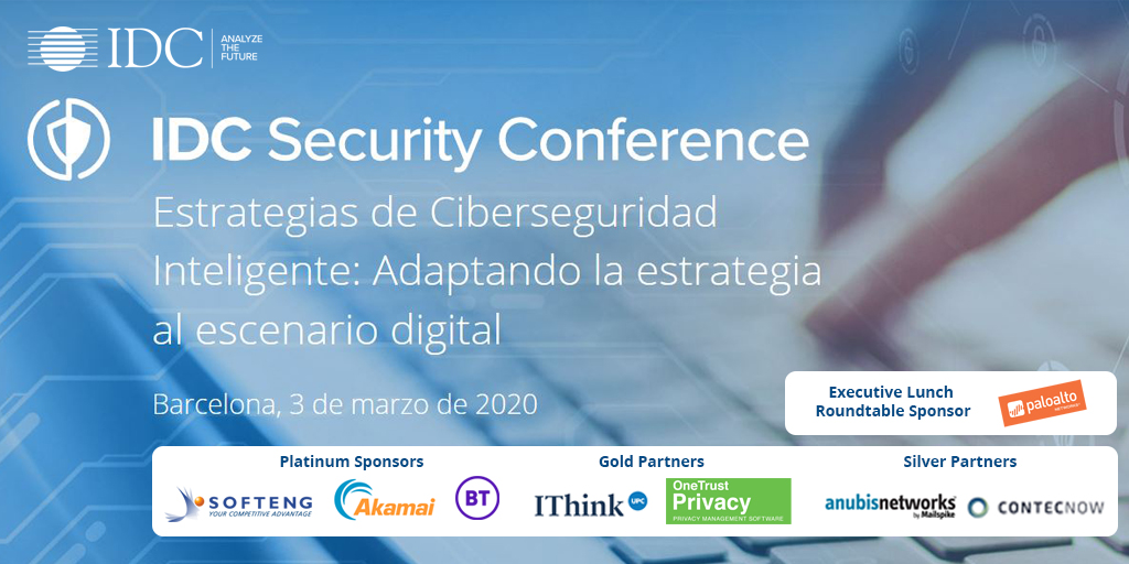 ¿Quieres conocer las nuevas estrategias de #ciberseguridad que se adaptan al escenario digital #MultiCloud?
Patrocina en #IDCCiberseguridad -&gt; bit.ly/38OMmYn <a href="/softeng_es/">Softeng</a>, <a href="/AkamaiES/">AkamaiES</a> , <a href="/BT_Spain/">BT Spain</a> , <a href="/PaloAltoNtwks/">Palo Alto Networks</a> , <a href="/OneTrust/">OneTrust</a> , <a href="/anubisnetworks/">Anubis</a> , <a href="/ITkUPC/">IThinkUPC</a> y <a href="/ContecNow/">ContecNow</a>.