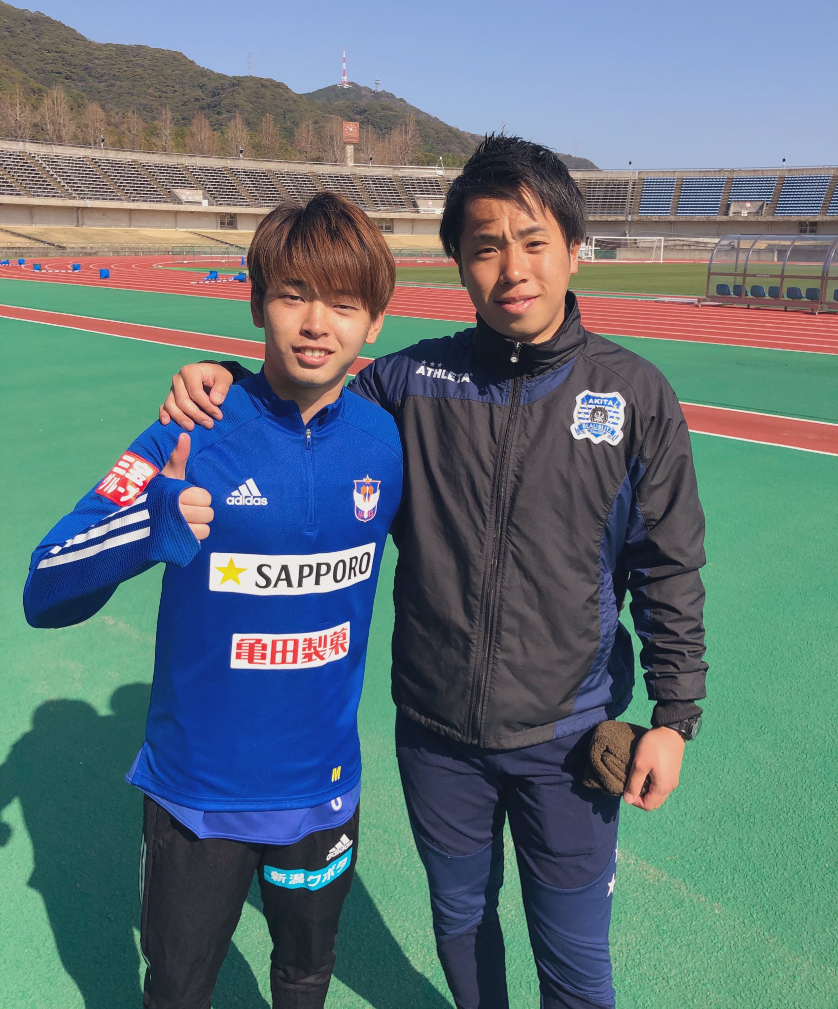 松田 太智 高知キャンプ8日目 恒例のアルビレックス新潟戦でした アルビ戦はいつも 懐かしの人達と再会できて楽しみな試合です カテゴリーは違いますが アルビに負けないように頑張りたいと思います ありがとうございました 本間至恩 池澤波空