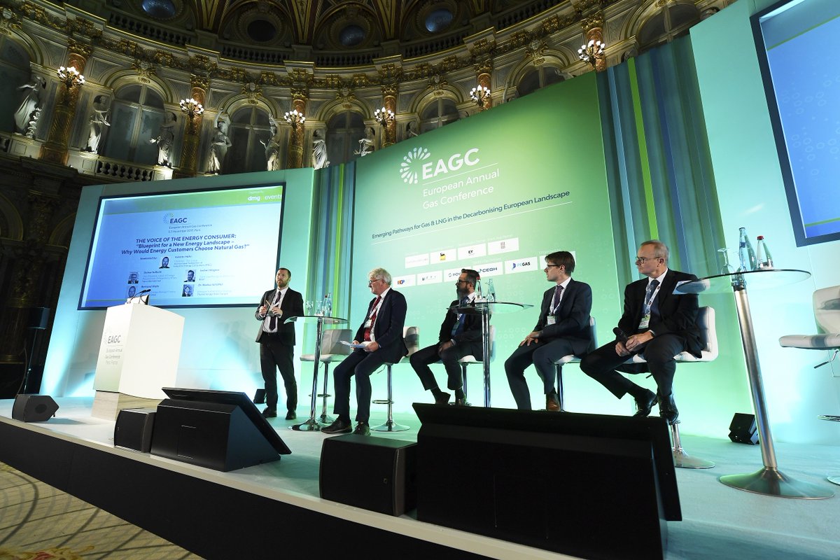 A great panel from #EACG19 

Blueprint for a New Energy Landscape – Why Would Energy Customers Choose Natural Gas?

With:
Valentin Höhn, <a href="/IFIEC_Europe/">IFIEC_Europe</a>
Steinar Solheim, <a href="/yara/">Yara International</a>
Jochen Wagner, <a href="/BASF/">BASF</a>
Bertrand Walle, <a href="/BorealisGroup/">Borealis</a>
Dr. Markus Schöffel,<a href="/thyssenkrupp/">thyssenkrupp</a>

#europe #gas